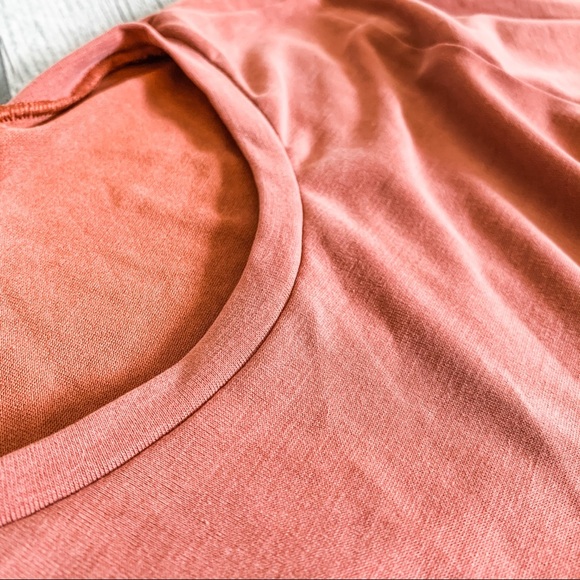 AMERICAN APPAREL - Long Sleeve Top - Burnt Orange - Picture 11 of 11